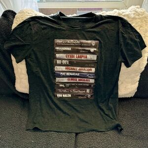 GenX Women’s XL 80’s cassette shirt. New no tags. Prince, Madonna, Go-Go’s etc